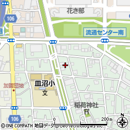東京都足立区皿沼3丁目19周辺の地図