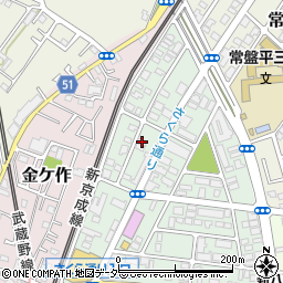 千葉県松戸市常盤平陣屋前5-15周辺の地図