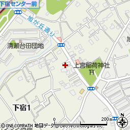 東京都清瀬市下宿1丁目131-6周辺の地図