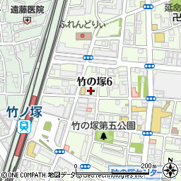 インターナショナル岩田企画株式会社　ピタットハウス竹の塚店周辺の地図