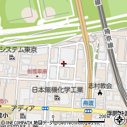東京都板橋区舟渡3丁目周辺の地図