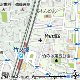 蔵 竹の塚店周辺の地図