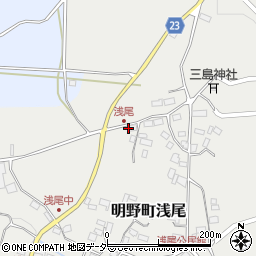 山梨県北杜市明野町浅尾591周辺の地図