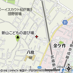 千葉県松戸市千駄堀813-13周辺の地図