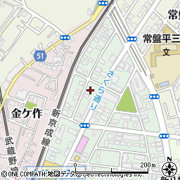 千葉県松戸市常盤平陣屋前5-14周辺の地図