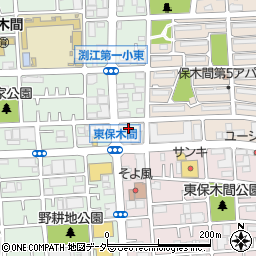 東京都足立区保木間3丁目34-2周辺の地図