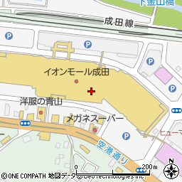 ａｕショップ　イオンモール成田周辺の地図