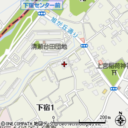 東京都清瀬市下宿1丁目138周辺の地図