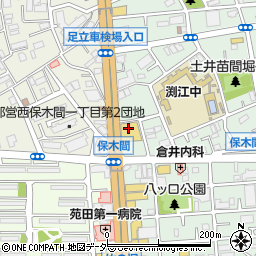 トヨタモビリティ東京足立保木間店周辺の地図