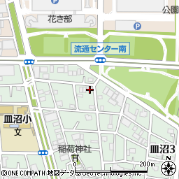 東京都足立区皿沼3丁目23-10周辺の地図