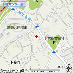 東京都清瀬市下宿1丁目131-10周辺の地図