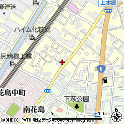 千葉県松戸市上本郷337-3周辺の地図