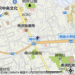 カーコンビニ倶楽部所沢航空公園店　アワウダ周辺の地図