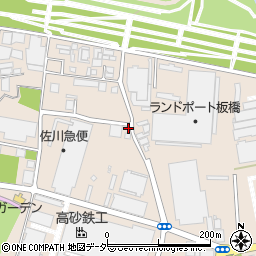 東京都板橋区新河岸1丁目11-38周辺の地図