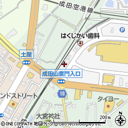 アパマンショップ　成田店周辺の地図
