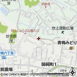 東京都青梅市吹上315周辺の地図