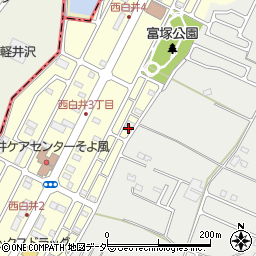 千葉県白井市西白井2丁目6-3周辺の地図