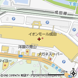 イオンモール成田周辺の地図