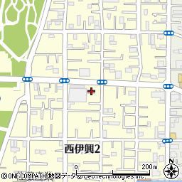 デイリーヤマザキ足立西伊興２丁目店周辺の地図