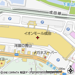 千葉銀行イオン成田店 ＡＴＭ周辺の地図
