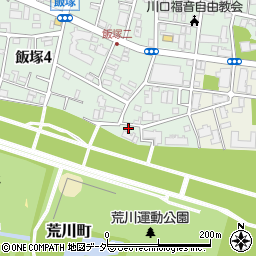 進正飯塚コーポ周辺の地図
