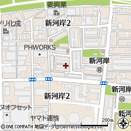 東京都板橋区新河岸2丁目周辺の地図