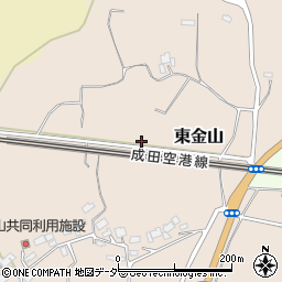 千葉県成田市東金山268周辺の地図
