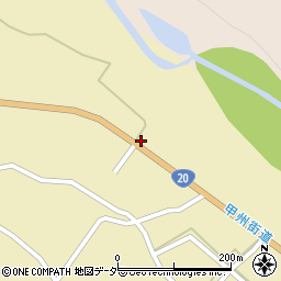 山梨県北杜市武川町三吹612周辺の地図