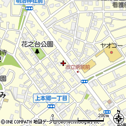 サフラン北松戸店周辺の地図