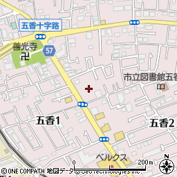 横浜家系ラーメン壱角家周辺の地図