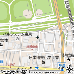 東京都板橋区舟渡周辺の地図