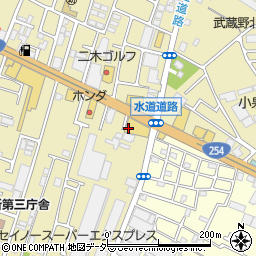 トヨタカローラ新埼玉新座店周辺の地図