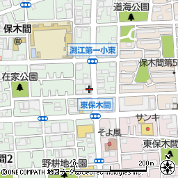 東京都足立区保木間3丁目32-13周辺の地図