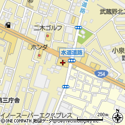 トヨタカローラ新埼玉　新座店周辺の地図