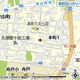 須田明治牛乳　販売店周辺の地図