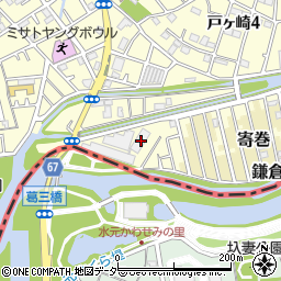 埼玉県三郷市戸ヶ崎979周辺の地図