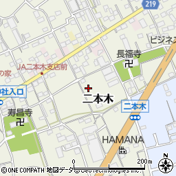 埼玉県入間市二本木1267周辺の地図