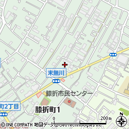 埼玉県朝霞市膝折町1丁目5-17周辺の地図