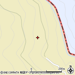 山梨県北都留郡丹波山村小袖周辺の地図