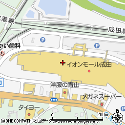 パッセンジャーメッセージ　イオンモール成田店周辺の地図