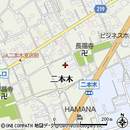 埼玉県入間市二本木1272周辺の地図