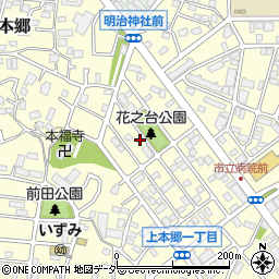 千葉県松戸市上本郷3296周辺の地図