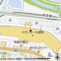 ゆうちょ銀行イオンモール成田内出張所 ＡＴＭ周辺の地図