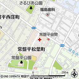 松戸市役所　常盤平衛生処理場周辺の地図