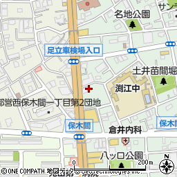東京都足立区保木間3丁目3-5周辺の地図
