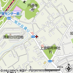 東京都清瀬市下宿2丁目396周辺の地図