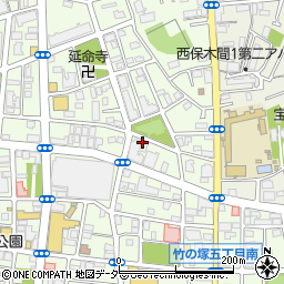 東京都足立区竹の塚5丁目周辺の地図