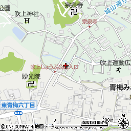 東京都青梅市吹上347周辺の地図