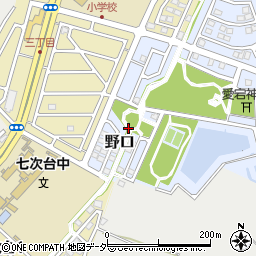 千葉県白井市野口周辺の地図