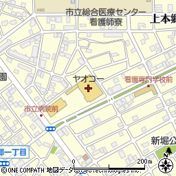 ヤオコー松戸上本郷店周辺の地図